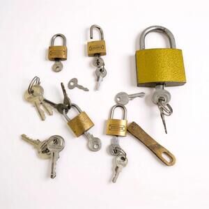 Assorted Padlocks and Keys Lot